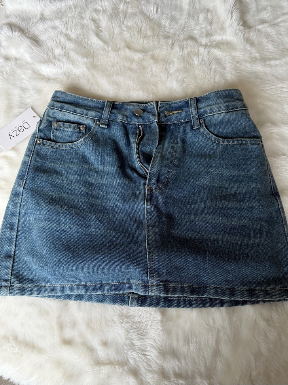 BNWT Denim Skirt with Shorts